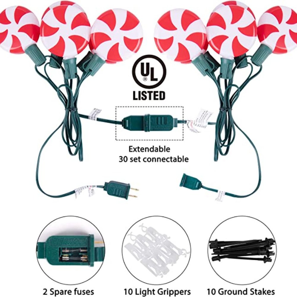 Peppermint Pathway Lights - Picture 3 of 6